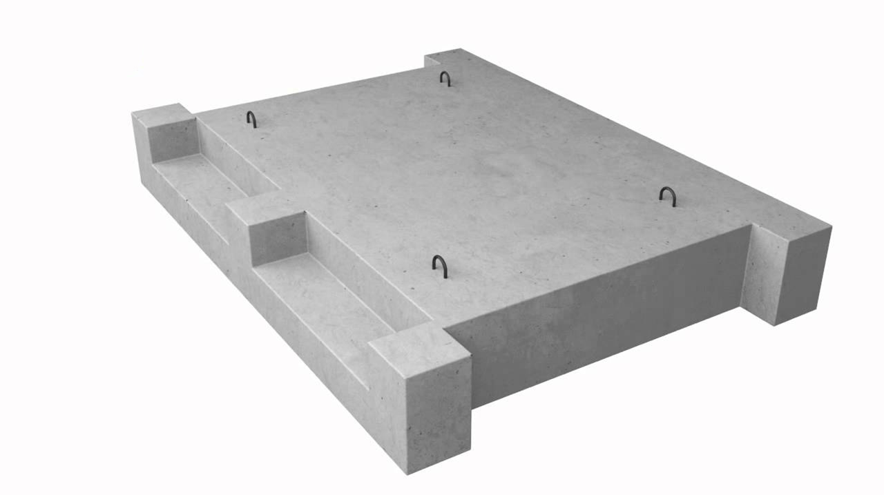 Площадки лестничные железобетонные Лестничная площадка ЛП-1